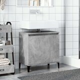vidaXL Omarica za umivalnik betonsko siva 58x33x60 cm inženirski les | Shoptok.si