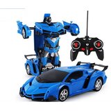Lean_Toys Avto Robot Transformer + daljinski upravljalnik modra | Shoptok.si