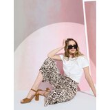 Sinsay Viskozne culotte hlače s geometrijskim uzorkom | shoptok.hr