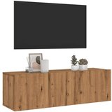 vidaXL Stenska TV omarica artisan hrast 100x30x30 cm inženirski les | Shoptok.si