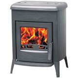 Plamen kamin na drva amity 3 (8 kw, kapacitet grijanja prostorije: 160 m³, crne boje) cijene