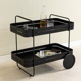 Spinder Design Kovinski servirni voziček na kolesih 74x42 cm Gin & Trolley – | Shoptok.si