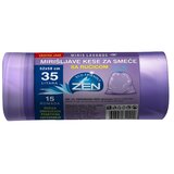 Zen Kese za smeće sa ručicom, Miris lavande, 35 l, 15 komada Cene