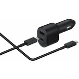 Samsung 60W avtomobilski polnilnik z dvema vratoma in hitrim kablom USB-C, Črna, (5000007949) Cene