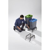  Robusten zbiralnik surovin s pokrovom, prostornina 60 l, visok pokrov, loputa | Shoptok.si