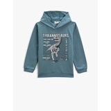 Koton Dinosaur Printed Hooded Sweatshirt Long Sleeve | Shoptok.si