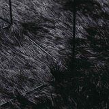  Čupavi tepih visokog flora “NAVARRA” crni 60x100 cm poliester - Crna 60 x 100 cm | shoptok.hr