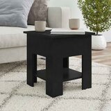  Stolić za kavu crni 40 x 40 x 42 cm od konstruiranog drva | shoptok.hr