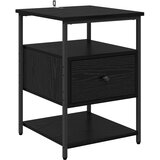 Noćni ormar 2 pcs Crni hrast 40 x 42 x 56 cm Konstruirano drvo | shoptok.hr