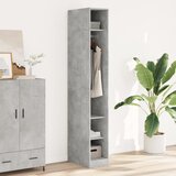 vidaXL Ormar siva boja betona 30 x 50 x 200 cm od konstruiranog drva | shoptok.hr