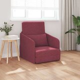 SOFA krevet na podu 2-u-1 Bordo 65x80x83 cm Tkanina | shoptok.hr