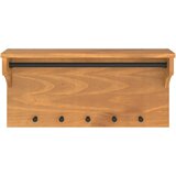 Zidna vješalica za kapute SANDNES 87x30x42 cm Masivno drvo bor | shoptok.hr