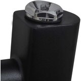 vidaXL kupaonski radijator za ručnike s prečkama zakrivljeni crni 500x764 mm | shoptok.hr