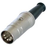 Nedis NTR-NYS322 Connector DIN Male Silver 5-pole metal DIN plug (180) u