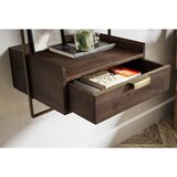 MID.YOU MAJHNA NOČNA OMARICA, masivno mangov les temno rjava | Shoptok.si
