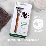 Bull Dog Original Bamboo Razor brivnik + nadomestne britvice 9 ks Slike