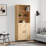 The Living Store Visoka komoda sonoma hrast 69,5x34x180 cm inženirski les - Visoka Omara, (21430590) Cene