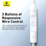 Baseus Žičane slušalice USB-C Baseus Encok CZ17 bijele A00170000213-Z1 | Eponuda.ba