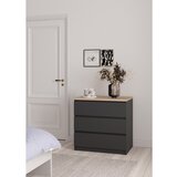 Tvilum Temno siva komoda 77x76x50 cm Naia – | Shoptok.si
