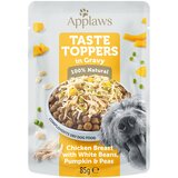  Varčno pakiranje Applaws Taste Toppers v omaki 24 x 85 g - Piščanec, grah, buča & beli fižol | shoptok.hr