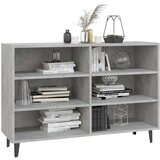  Komoda siva boja betona 103,5x35x70 cm od konstruiranog drva | shoptok.hr