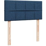 vidaXL Box spring postelja z vzmetnico modra 80x200 cm blago, (21290963) | Shoptok.si