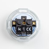  Kliklap - Trojna retro kućna utičnica sa okvirom 230V plava | Eponuda.com