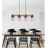  Brilagi - Visilica na sajli VISTA 4xE27/60W/230V hrast | Eponuda.com