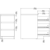 Tvilum Komoda u dekoru hrasta u prirodnoj boji 40x70x50 cm Naia – | shoptok.hr