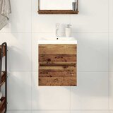  Kupaonski ormarić za sudoper Zidne Crni hrast 80 x 39 x 62 cm | shoptok.hr