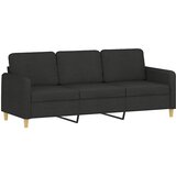  Trosjed od tkanine Crna 180 cm | shoptok.hr