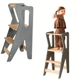 Monkey Gym Otroški Kuhinjski Pomočnik Moon-Grey, (5000081580) | Shoptok.si
