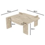 Hanah home sto za dnevnu sobu woog travertine | Eponuda.com