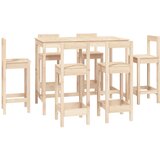  The Living Store Barska garnitura 7-delna trdna borovina - Barska Garnitura, (21444541) | Shoptok.si