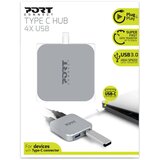 Port HUB USB-C. USB 3.0 4 NI, (608532) | Shoptok.si