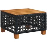  9-dijelni set vrtnih sofa s jastucima crni od poliratana | shoptok.hr