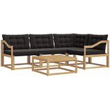  Set vanjskih sofa 5 kom. Bijela i crna | shoptok.hr
