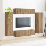  Set TV komoda 8 pcs Umjetnički hrast Konstruirano drvo | shoptok.hr