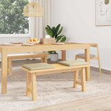  Jastučić za klupu 2 kom. Umjetna koža Krem Dubina 35 cm | shoptok.hr