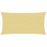  Senčna platna Rumena in Bela 2,5 x 4,5 m HDPE, (5000241183) | Shoptok.si