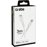Sbs USB-C – Lightning Kabel weiss 3m | Shoptok.si
