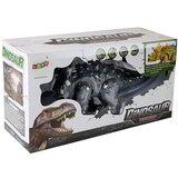  Dinosaur Triceratops na baterije, sivi Slike