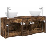  Set ormarića za kupaonicu 3 kom. Dimljeni hrast Smeđa 49,5 x 41 x 64,5 cm | Shoptok.si