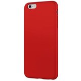 NIKCORP Ovitek za iPhone 6S / 6S Plus silikonski rdeč, zaščitni ovitek z mehko podlogo iz mikrovlaken in podporo za brezžično polnjenje, (5000139051) | Shoptok.si