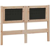  Uzglavlje Ostalo Smeđa i svijetlo siva 135 cm Masivna borovina | shoptok.hr