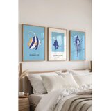 WALLXPERT Ç-300502 - 3040 set dekorativnih slika u više boja (3 komada) | Eponuda.com