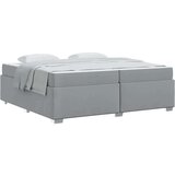  Okvir za krevet Svjetlosiva 200 x 200 cm tkanina | shoptok.hr