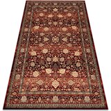 RugsX Preproge Preproga volna KASHQAI 4365 300 Cvetje, okvir 200x300 cm Bordo | Shoptok.si