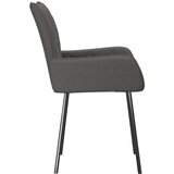  Jedilni stoli 2 kosa temno sivo blago, (20943762) | Shoptok.si