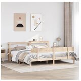 vidaXL Okvir kreveta bez madraca 180 x 200 cm od masivne borovine Cijene